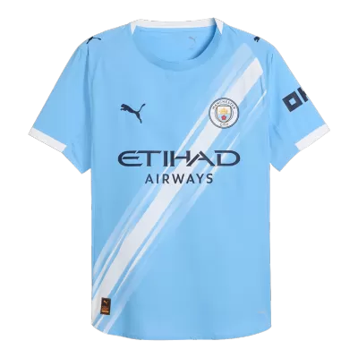 Authentic Manchester City Home Soccer Jersey 2025/26 Blue - bestfootballkits