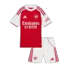 Kid's Arsenal Home Soccer Jersey Kit(Jersey+Shorts) 2025/26 Red - bestfootballkits