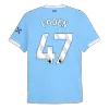 FODEN #47 Authentic Manchester City Home Soccer Jersey 2025/26 Blue - bestfootballkits
