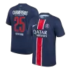 CHAMPIONS #25 Authentic PSG Home Soccer Jersey 2024/25 Navy - CHAMPIONS OF EUROPE - bestfootballkits
