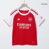 Kid's Arsenal Home Soccer Jersey Kit(Jersey+Shorts) 2025/26 Red - bestfootballkits