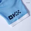 Kid's Manchester City Home Soccer Jersey Kit(Jersey+Shorts) 2025/26 Blue - bestfootballkits
