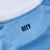 Kid's Manchester City Home Soccer Jersey Kit(Jersey+Shorts) 2025/26 Blue - bestfootballkits