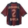 Retro 2000/01 Barcelona X CJ Home Soccer Jersey Red&Blue - bestfootballkits
