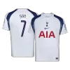 SON #7 Tottenham Hotspur Home Soccer Jersey 2025/26 White - UCL - bestfootballkits