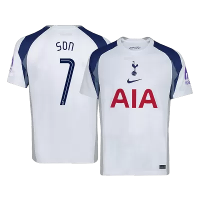 SON #7 Tottenham Hotspur Home Soccer Jersey 2025/26 White - UCL - bestfootballkits