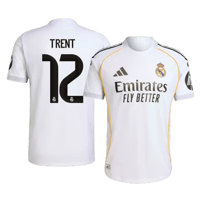 TRENT #12 Authentic Real Madrid Home Soccer Jersey 2025/26 White - bestfootballkits