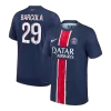 BARCOLA #29 Authentic PSG Home Soccer Jersey 2024/25 Navy - bestfootballkits