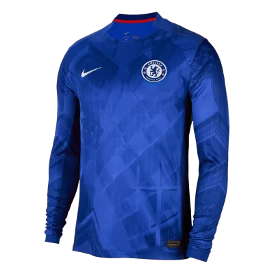 Chelsea Home Long Sleeve Soccer Jersey 2025/26 Blue - bestfootballkits