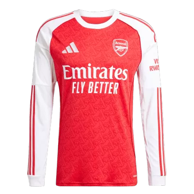 Arsenal Home Long Sleeve Soccer Jersey 2025/26 Red - bestfootballkits