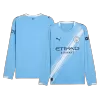 Manchester City Home Long Sleeve Soccer Jersey 2025/26 Blue - bestfootballkits