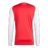 Arsenal Home Long Sleeve Soccer Jersey 2025/26 Red - bestfootballkits