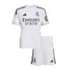 Kid's Real Madrid Home Soccer Jersey Kit(Jersey+Shorts) 2025/26 White - bestfootballkits