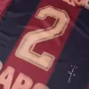 Retro 2000/01 Barcelona X CJ Home Soccer Jersey Red&Blue - bestfootballkits