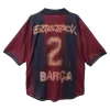 Retro 2000/01 Barcelona X CJ Home Soccer Jersey Red&Blue - bestfootballkits