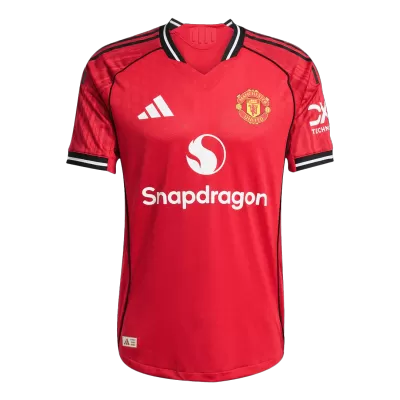 Authentic Manchester United Home Soccer Jersey 2025/26 Red - bestfootballkits
