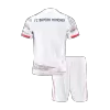Kid's Bayern Munich Away Soccer Jersey Kit(Jersey+Shorts) 2025/26 White - bestfootballkits
