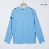Manchester City Home Long Sleeve Soccer Jersey 2025/26 Blue - bestfootballkits