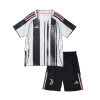 Kid's Juventus Home Soccer Jersey Kit(Jersey+Shorts) 2025/26 Black&White - bestfootballkits