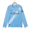 Manchester City Home Long Sleeve Soccer Jersey 2025/26 Blue - bestfootballkits