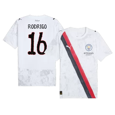 RODRIGO #16 Manchester City KidSuper Soccer Jersey 2025/26 White - Club World Cup - bestfootballkits