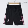 Kid's Juventus Home Soccer Jersey Kit(Jersey+Shorts) 2025/26 Black&White - bestfootballkits