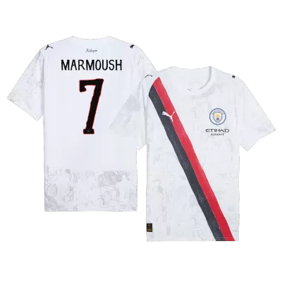 MARMOUSH #7 Manchester City KidSuper Soccer Jersey 2025/26 White - Club World Cup - bestfootballkits