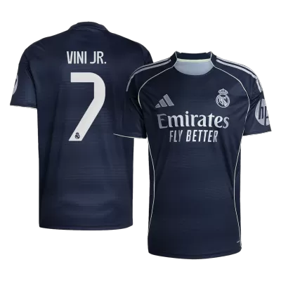 VINI JR. #7 Real Madrid Away Soccer Jersey 2025/26 Navy - bestfootballkits