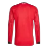 Manchester United Home Long Sleeve Soccer Jersey 2025/26 Red - bestfootballkits