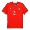 DIOGO J. #21 Portugal Shirt Home 2025 - bestfootballkits
