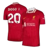 DIOGO J. #20 Authentic Liverpool Home Soccer Jersey 2024/25 Red - bestfootballkits