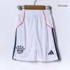 Kid's Bayern Munich Away Soccer Jersey Kit(Jersey+Shorts) 2025/26 White - bestfootballkits