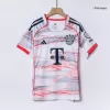 Kid's Bayern Munich Away Soccer Jersey Kit(Jersey+Shorts) 2025/26 White - bestfootballkits