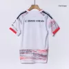 Kid's Bayern Munich Away Soccer Jersey Kit(Jersey+Shorts) 2025/26 White - bestfootballkits