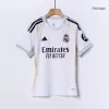 Kid's Real Madrid Home Soccer Jersey Kit(Jersey+Shorts) 2025/26 White - bestfootballkits