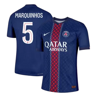 MARQUINHOS #5 Authentic PSG Home Soccer Jersey 2025/26 Navy - bestfootballkits