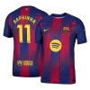 RAPHINHA #11 Authentic Barcelona Home Soccer Jersey 2025/26 Red&Blue - bestfootballkits