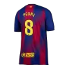 PEDRI #8 Barcelona Home Soccer Jersey 2025/26 Red&Blue - bestfootballkits