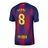 PEDRI #8 Authentic Barcelona Home Soccer Jersey 2025/26 Red&Blue - bestfootballkits