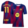 RAPHINHA #11 Barcelona Home Soccer Jersey 2025/26 Red&Blue - bestfootballkits