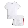 Kid's Manchester City KidSuper Soccer Jersey Kit(Jersey+Shorts) 2025/26 White - Club World Cup - bestfootballkits