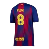PEDRI #8 Barcelona Home Soccer Jersey 2025/26 Red&Blue - UCL - bestfootballkits