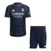Authentic Real Madrid Away Soccer Jersey Kit(Jersey+Shorts) 2025/26 Navy - bestfootballkits
