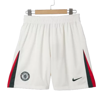 Chelsea Away Soccer Shorts 25/26 White - bestfootballkits