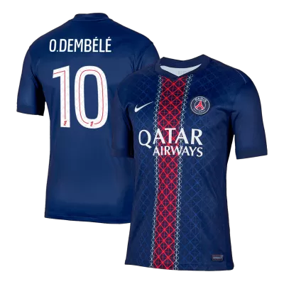 O.DEMBÉLÉ #10 PSG Home Soccer Jersey 2025/26 Navy - bestfootballkits