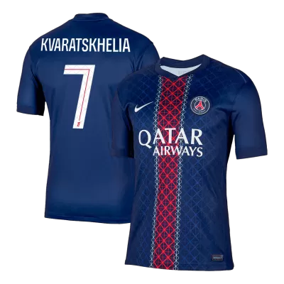 KVARATSKHELIA #7 PSG Home Soccer Jersey 2025/26 Navy - bestfootballkits
