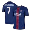 KVARATSKHELIA #7 Authentic PSG Home Soccer Jersey 2025/26 Navy - bestfootballkits
