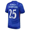 WORLD CHAMPIONS #25 Chelsea Home Soccer Jersey 2025/26 Blue - with chest badge - bestfootballkits