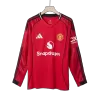 Manchester United Home Long Sleeve Soccer Jersey 2025/26 Red - bestfootballkits