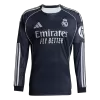Real Madrid Away Long Sleeve Soccer Jersey 2025/26 Navy - bestfootballkits